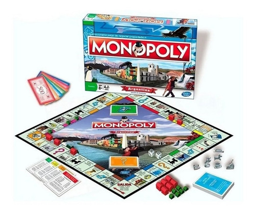 Monopoly Argentina Monopolio Hasbro Jeg 830 El Gato