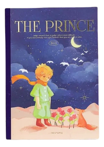 Cuaderno The Prince El Principito Importado Hojas Rayadas 