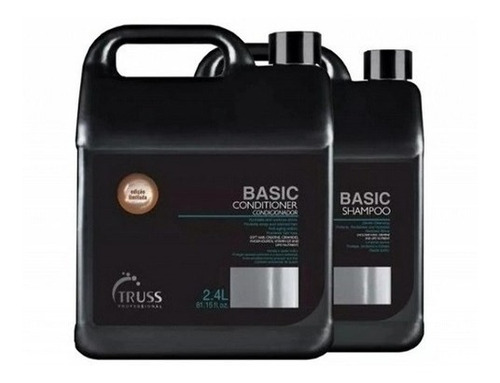 Shampoo + Condicionador Truss Profissional Basic 2400ml Cada