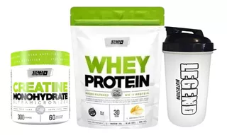 Star Nutrition Whey Protein 908gr + Creatina 300 Gr + Shaker