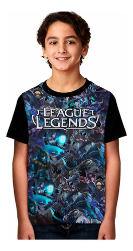 Camiseta Compatible League Of Legends Niños / Hombres