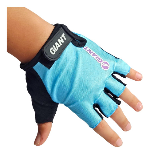 Guantes Dedos Cortos Giant Glove Gel Xs Celeste