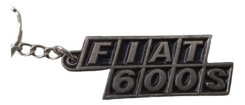 Llavero Fiat 600s Bolita Escudo 600 600r Metalico No Manual
