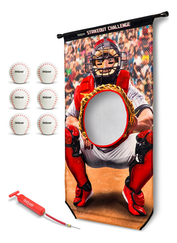 Gosports Strikeout Challenge Juego De Puerta De Lanzamiento