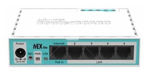 Routerboard Mikrotik Rb 750gr2 Hex Lite 720mhz 64mb L4 Cor Branco
