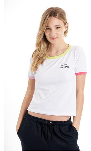 Remera Ribetes Combinada 