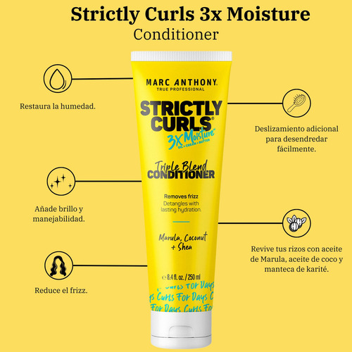 Marc Anthony Strictly Curls 3x Moisture Conditioner 2 Pack