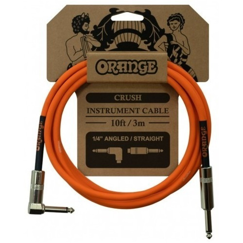 Cable Guitarra Bajo Orange 3 Metros Angulo Recto 1/4