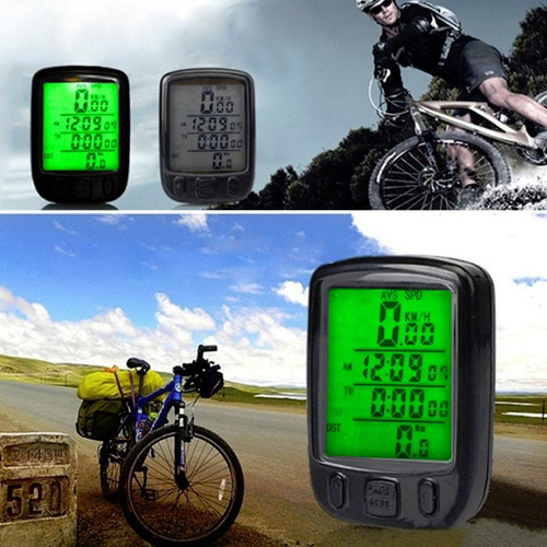 Odometro Velocímetro Para Bicicleta Con Luz De Fondo Noche