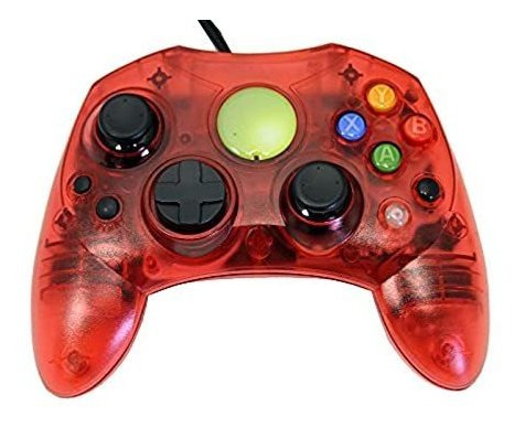 Reemplazo Del Controlador Para Xbox Original - Rojo Transpar