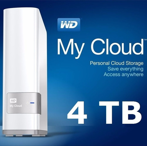 Wd My Cloud 4tb Disco Externo Red Nas En Tu Nube A Pedido