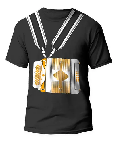 Playera con estampado de acordeon hotsell