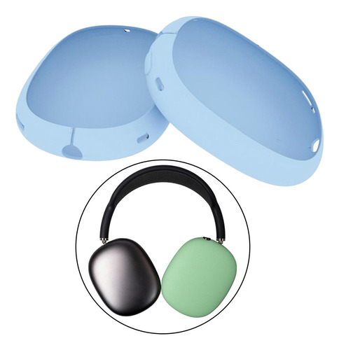 Almohadillas Protectoras Para Auriculares Max, Azul Claro