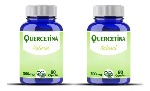 Quercetina 120 Capsulas 500mg (2 Frascos 60)  Antioxidante