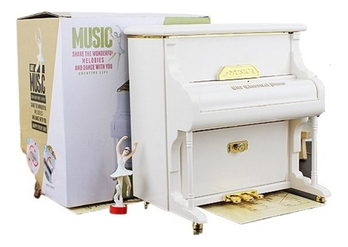 Dsv Caja De Música Vertical Para Piano De Ballet Spin Girl