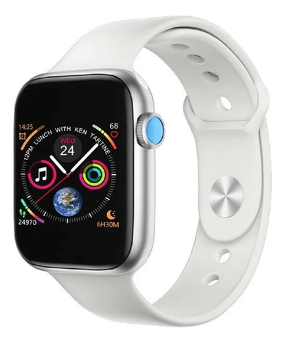 Smartwatch Genérica T500 Display De 1.54 Rosa Y Negro Negro Negro