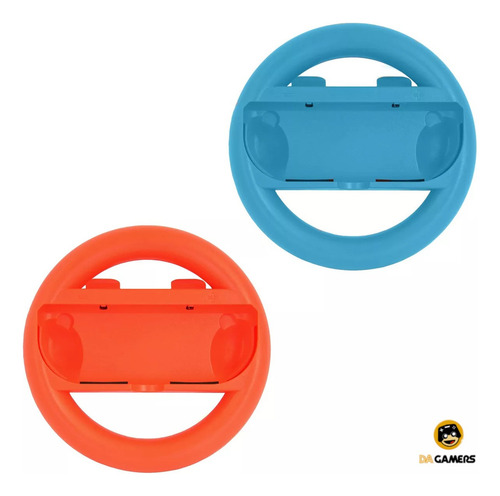 2 Volantes Joy-con Fundas Controles Para Nintendo Switch Azul/rojo