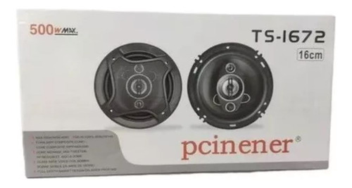 Parlantes Pcinener Ts-1672 16cm 500w