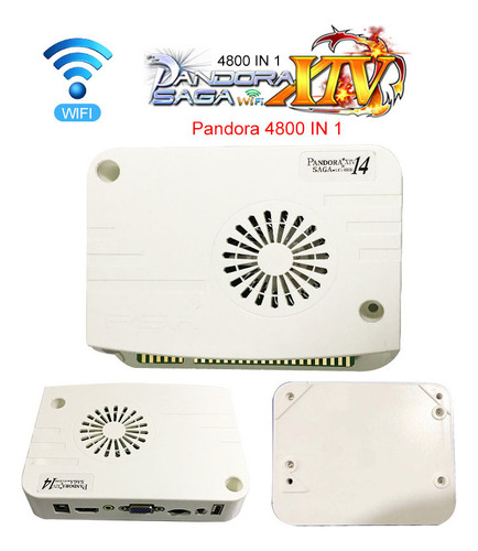 De 3d Wifi Arcade Pandora Saga 14, Versión Jamma 4800 En 1