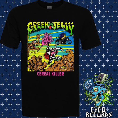 Imagen 1 de 3 de Green Jelly - Cereal Killer - Polera- Cyco Records