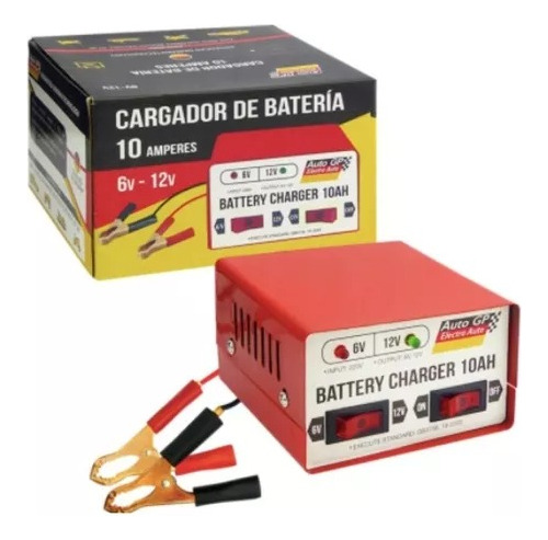 Cargador De Baterias Para Auto Moto 12/6 Volt 10 Amp