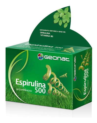 Geonat Espirulina 500 X 60 Comp.