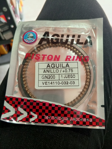 Anillos Moto Cg 200 Std / 0.25 / 0.50 / 0.75 / 1.00