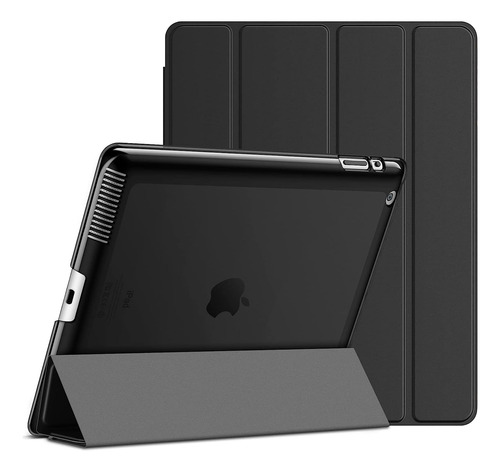 Carcasa Para iPad 2 3 4 Case Fina On/off Auto Funda Negro