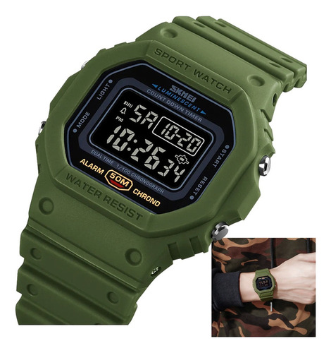 Reloj Digital Deportivo Led Electrónico A Prueba De Agua Par