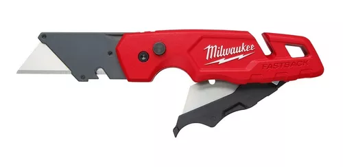 Navaja tipo abanico roja de la marca MIlwaukee