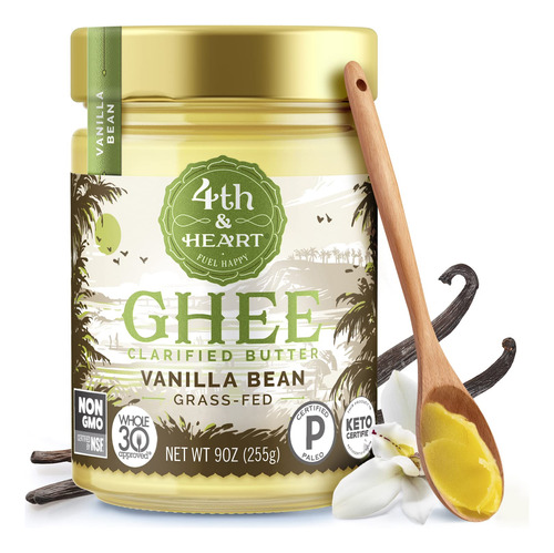 Mantequilla Ghee De Vanilla Manteca De Ghee Por 4th & Heart,