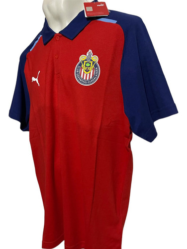 Playera Puma Original Cuello Polo Chivas De Guadalajara 2024