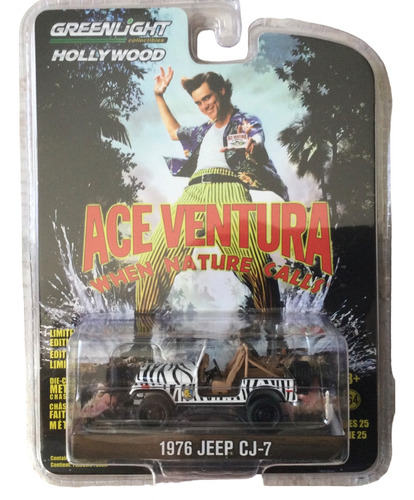 Greenlight Hollywood S25 Ace Ventura 1976 Jeep Cj-7