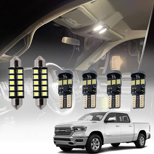 Luz Led Interior Ram Para Dodge Super Brillante Blanco Kit