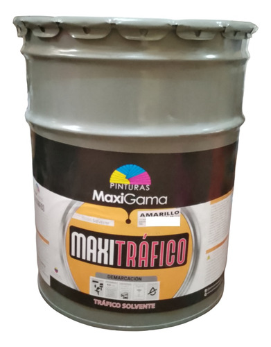 Pintura De Trafico Solvente Color Amarillo Cuñete Maxigama