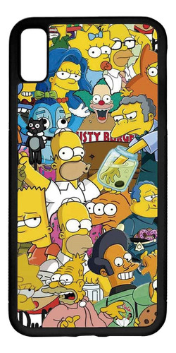 Funda Protector Case Para iPhone XS Max Los Simpsons