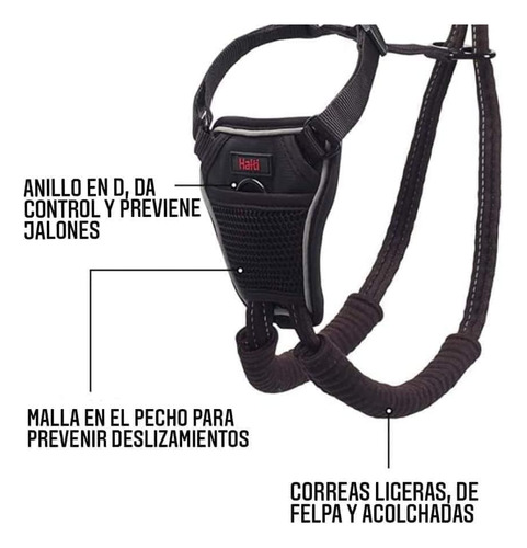 Arnes Para Perros Halti Non Pull Antijalones Talla L