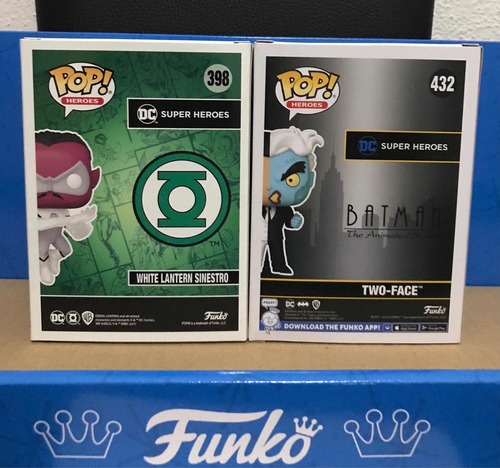 Funko Two Face Lacc Y Sinestro Set De Dos Piezas (Usado)