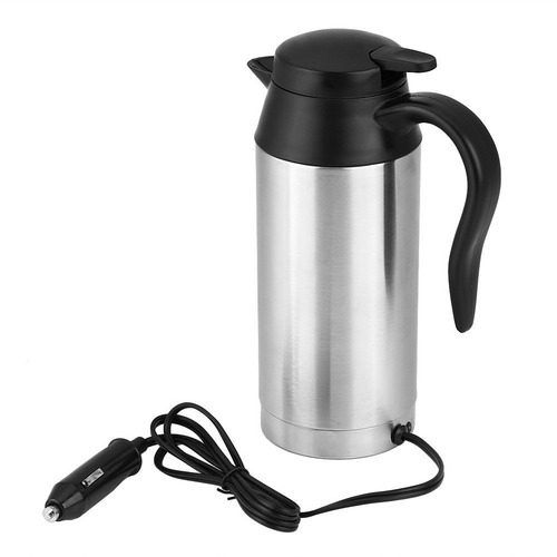 12 V Cocina Eléctrica Para Coche, 750 Ml De Acero Inoxida