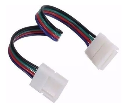 10 Emenda Rápida P/ Fita De Led Rgb 3528 5050 10mm Conector