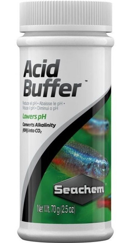 Acidificador Para Acuarios Acid Buffer 70gr Seachem