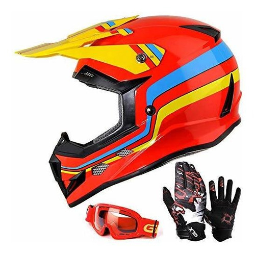 Unisex-niño Gx623 Dot Kids Youth Atv Off-road Dirt Bike Moto