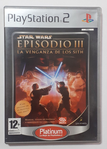 Videojuego Star Wars Episodio 3 La Venganza De Los Sith Pal