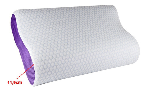 Travesseiro Ortopédico Cervical 51x34x11 Gel Dr Coluna