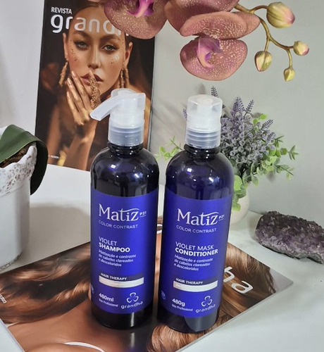 Shampoo + Condicionador Matiz P21 Violet Para Loiros 480g