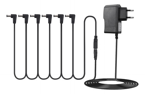 Adaptador De Alimentación Para Pedal De Efecto De 6 Vías