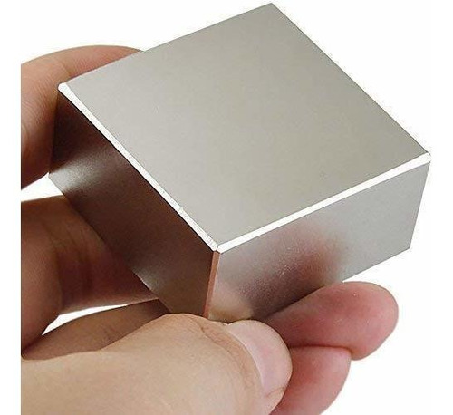 Imán De Bloque De Neodimio N52 40x40x20mm Super Fuerte W01