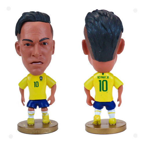 Boneco Miniatura Neymar Jr Seleção Brasileira