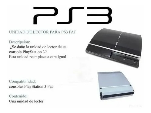 Lector Bluray Playstation 3 Fat Ps3 Flex Delgado De 24 Pines