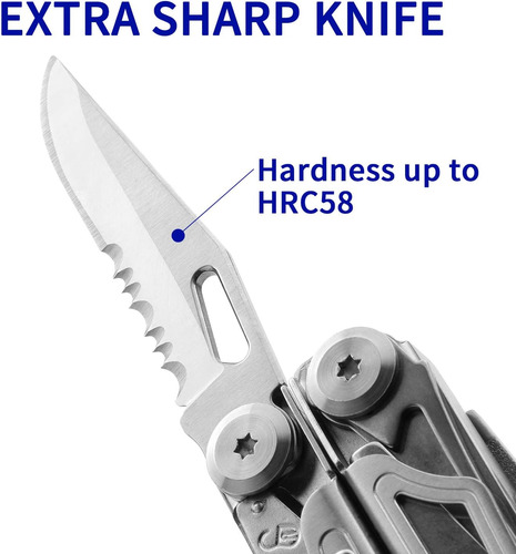Multitool Pliers, 22 In 1 Stainless Steel Multi Tool